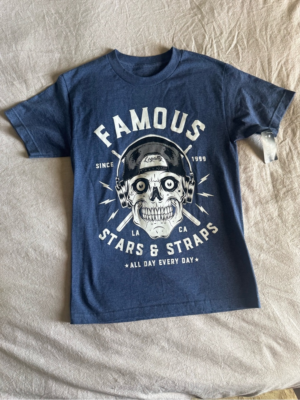 Famous Stars and Straps Skull Tee